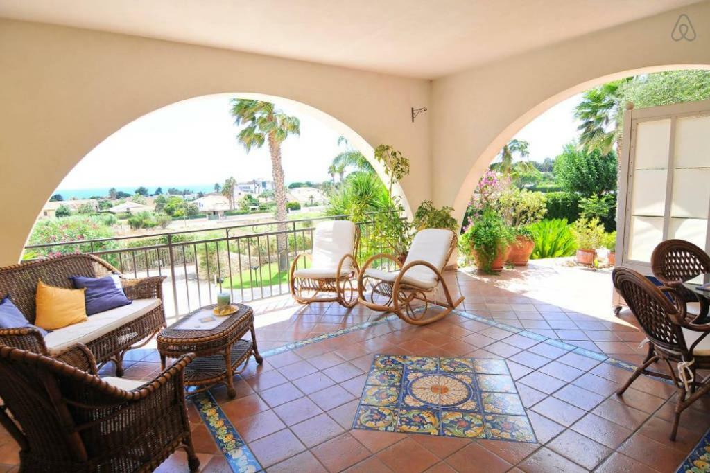 "Villa Rosa" Marina di Ragusa Buitenkant foto